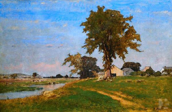 George Inness Old Elm at Medfield oil painting picture